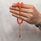 Sıkma Kehribar 925 Ayar Gümüş Tesbih