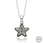 Swarovski Crystal Taşlı Yıldız Gümüş Kadın Kolye