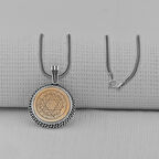 Hz Süleyman Mührü Özel Tasarım 925 Ayar Gümüş Erkek Kolye