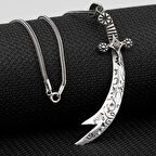 Zulfikar Tasarım 925 Ayar Gümüş Erkek Kolye