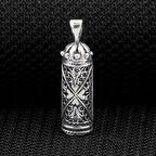 Tasarım Cevşen Dualı 925 Ayar Gümüş Erkek Kolye Ucu