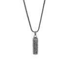 Zulfikar Tasarımlı Kebir Dualı Cevşen 925 Ayar Gümüş Erkek Kolye