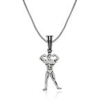 Body Duilding  925 Ayar Gümüş Erkek Kolye