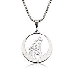 Bozkurt 925 Ayar Gümüş Erkek Kolye