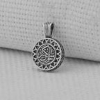 Besmele i Şerif Cevşeni Kebir Dualı 925 Ayar Gümüş Erkek Kolye Ucu