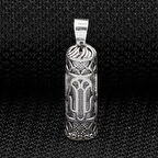 Cevşeni Kebir Dualı 925 Ayar Gümüş Erkek Kolye Ucu