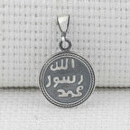 Mührü Şerif İşlemeli Kebir Dualı Cevşen 925 Ayar Gümüş Erkek Kolye Ucu