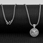 Zulfikar Kebir Dualı Cevşen 925 Ayar Gümüş Erkek Kolye