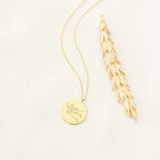 İlk Göz Ağrım 14 Ayar Altın Kolye