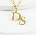 Harf Yazılı 14 Ayar Altın Kolye