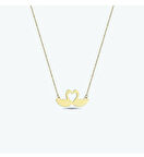 Kuğu 14 Ayar Altın Kolye