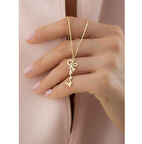 İsim Yazılı 14 Ayar Altın Kolye