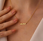 İsim Yazılı 14 Ayar Altın Kolye