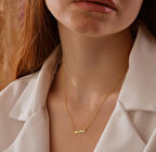 İsim Yazılı 14 Ayar Altın Kolye