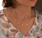 İsim Yazılı 14 Ayar Altın Kolye