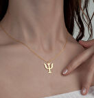 Psikoloji Simgesi 14 Ayar Altın Kolye