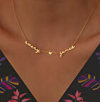 İsim Yazılı 14 Ayar Altın Kolye