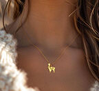 Deve 14 Ayar Altın Kolye