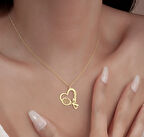 Raket 14 Ayar Altın Kolye