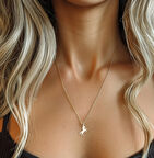 At 14 Ayar Altın Kolye