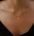 Davud Yıldızı 14 Ayar Altın Kolye