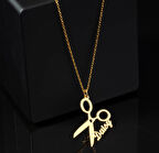 Kuaför 14 Ayar Altın Kolye