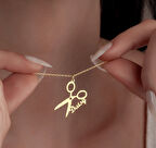 Berber 14 Ayar Altın Kolye