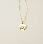 Güneş 14 Ayar Altın Kolye