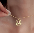 İstiridye 14 Ayar Altın Kolye