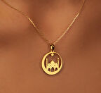 Camii 14 Ayar Altın Kolye