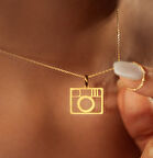 Fotoğraf Makinesi 14 Ayar Altın Kolye