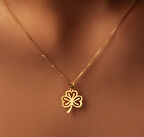 Çiçek 14 Ayar Altın Kolye