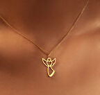 Peri 14 Ayar Altın Kolye