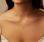 Arı 14  Ayar Altın Kolye