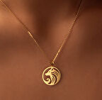 Kurt 14 Ayar Altın Kolye