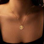 Asena 14 Ayar Altın Kolye