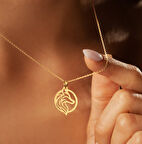 Kurt 14 Ayar Altın Kolye