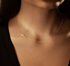 Haç 14 Ayar Altın Kolye