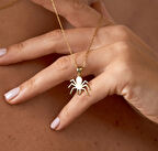 Akrep 14 Ayar Altın Kolye