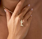 Haç 14 Ayar Altın Kolye