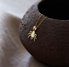 Akrep 14 Ayar Altın Kolye