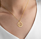 Oğlak Burç 14 Ayar Altın Kolye