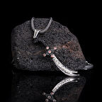 Zulfikar 925 Ayar Gümüş Erkek Kolye