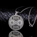 Nas Felak İnşirah Sureleri Madalyon 925 Ayar Gümüş Erkek Kolye