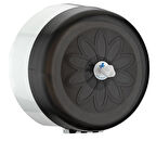 Rulopak İkiz Mini Cimri İçten Çekmeli Tuvalet Kağıdı Dispenseri - Siyah