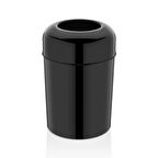 Rulopak Pota Kapak Çöp Kovası 15 Litre Siyah