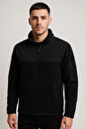Erkek Polar Softshell Outdoor Ceket – Su İtici Kumaş - Fermuarlı Cepler - Sıcak Tutma
