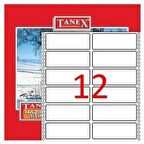 TANEX BİLGİSAYAR ETİKETİ (48x100)