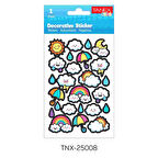 Tanex Kids Sticker Puffy Bulutlar Serisi 25 Parça (25008)