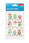 Tanex Dondurma Şekilleri Yılbaşı Serisi Sticker